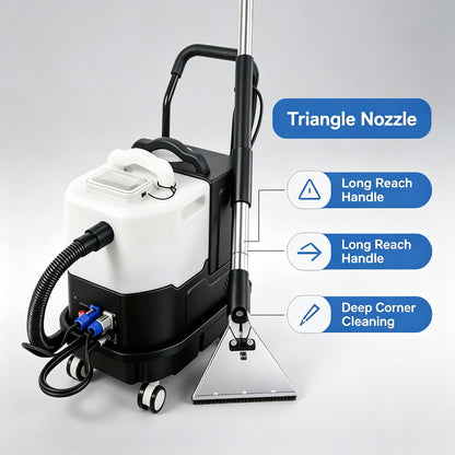 Multi‑Purpose Carpet & Upholstery Cleaner Machine with Interchangeable Cleaning Heads, Portable Deep Cleaning Tool for Sofa, Rugs, Curtains & Home Fabrics